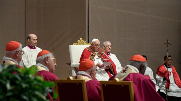 Pope Prays for Cardinals and Bishops who Died in the Past Year